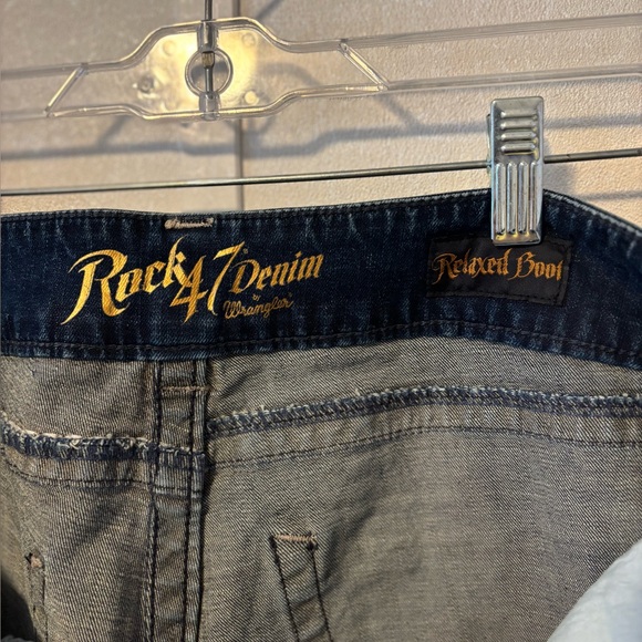 Wrangler | Dark Blue Bootcut Jeans | Size 32 x 32 - Picture 3 of 9